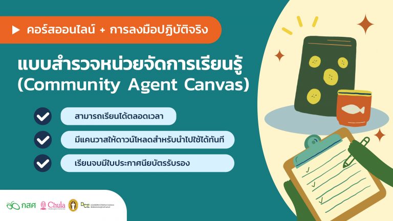 แบบสำรวจหน่วยจัดการเรียนรู้ (Community Agent Canvas)
